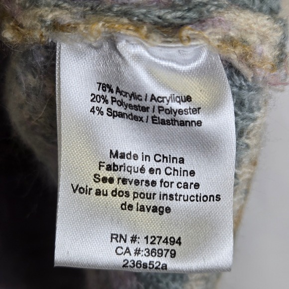 Heartloom Cottagecore Jacquard Floral Sweater Vest, Oat Beige, Small 236S52A NEW - Picture 5 of 11